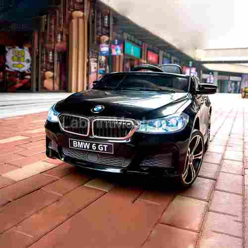 Детский электромобиль "BMW 6 GT" 6V, черный