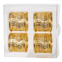 GAEM Набор из 4-х колец для салфеток, L11 W4,5 H11 см