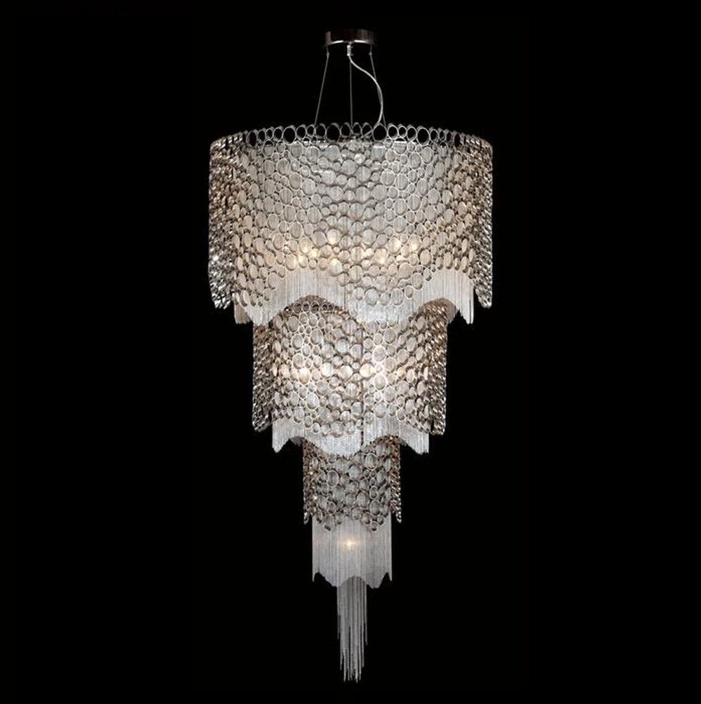 Подвесная люстра Crystal Lux HAUBERK HAUBERK SP-PL12+8+4