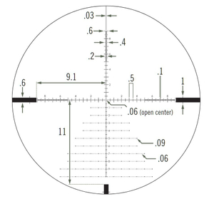 Прицел Vortex Diamondback Tactical 4-16×44 FFP, EBR-2C