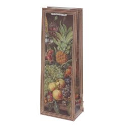 GAEM Пакет подарочный для бутылок (бумага 210г/м2, блок 12шт), L12,5 W8 H36 см, 4в.