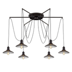 Citilux Эдисон CL451262 Люстра паук Венге