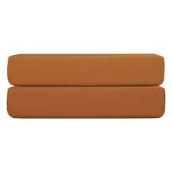 Простыня на резинке из сатина из коллекции meditation, caramel, 160х200х30 см