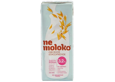 Напиток Nemoloko Овсяный классический 200мл