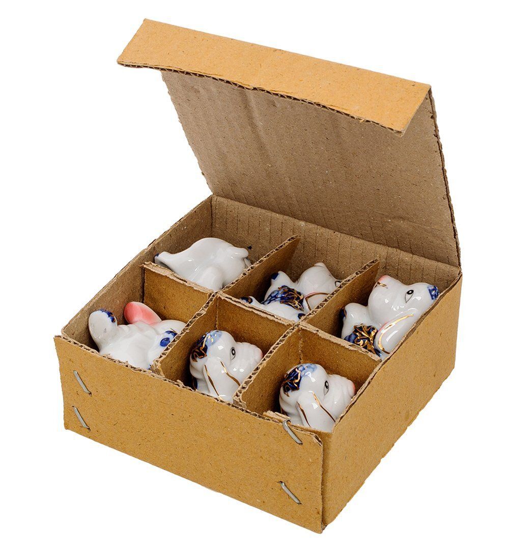 С 032 Фигурка «Две собачки» 3,5' син. (GE)