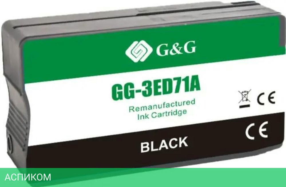 Картридж G&G GG-3ED71A черный
