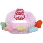 Повязка на голову «Кокетка - Сердечки», микс 6 цветов, 20*6см