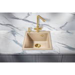 Мойка для кухни MILACIO Murcia 46 Cuarzo MC.77034, бежевый