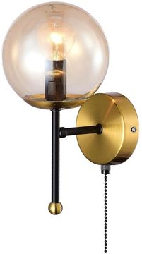 Бра 1*E14 CL144315 бронза/черный/шампань Памела Citilux