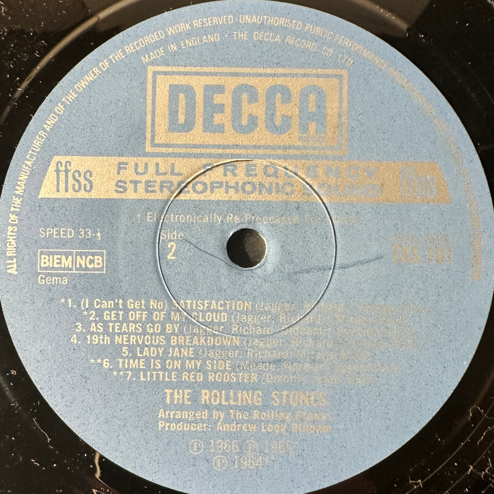 The Rolling Stones - Big Hits [High Tide And Green Grass] (Англия)
