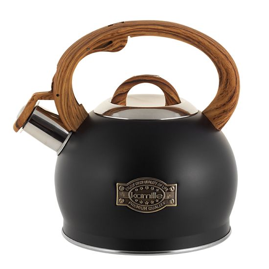 Чайник 2 л. из нержавеющей стали со свистком Kamille KM 0851