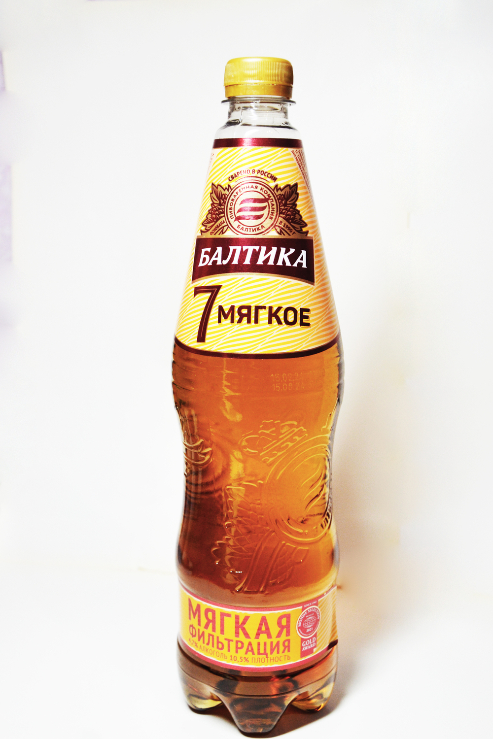 Пиво Балтика №7 Мягкое светлое 4.7%, 950мл