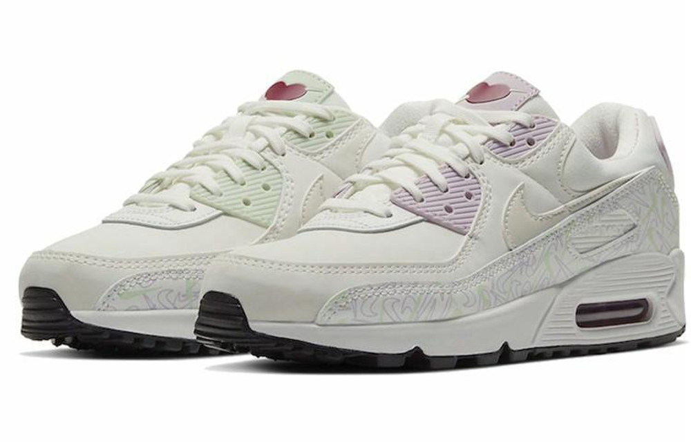 Кроссовки Nike Air Max 90 Valentines Day (Женская размерная сетка)
