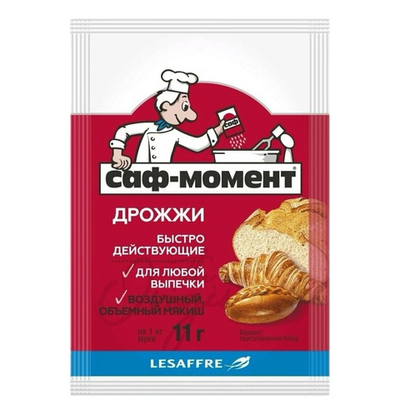 Дрожжи быстродействующие для выпечки «Саф-момент» 11 гр