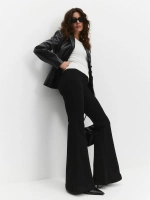 Брюки клеш трикотажные