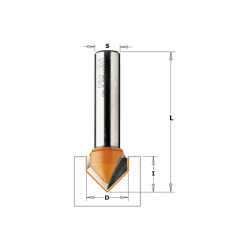 Фреза пазовая c углом 90гр. S=12 D=31,7x16 CMT 915.817.11