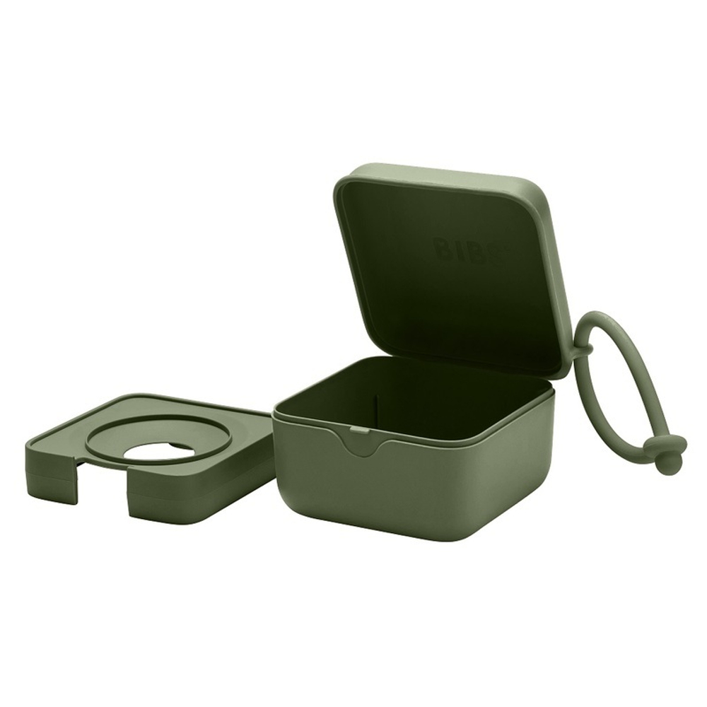 Контейнер для пустышки BIBS Hunter Green