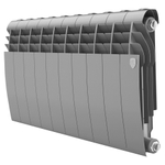 Радиатор биметаллический Royal Thermo BiLiner 350 Silver Satin 10 секций