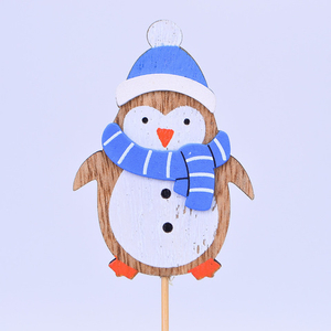 Вставка Пингвин Белый/Синий