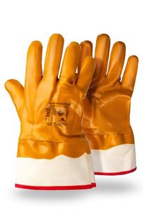 Перчатки-краги защитные Alaska (Аляска) B-4012 с покрытием из ПВХ, морозостойкие, арт. 8.558
