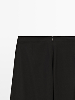 Massimo Dutti Струящиеся брюки, черный