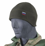 Шапка флисовая Stich Profi с флагом и увеличенной ушной зоной