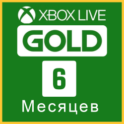 Xbox Live Gold 6 mes