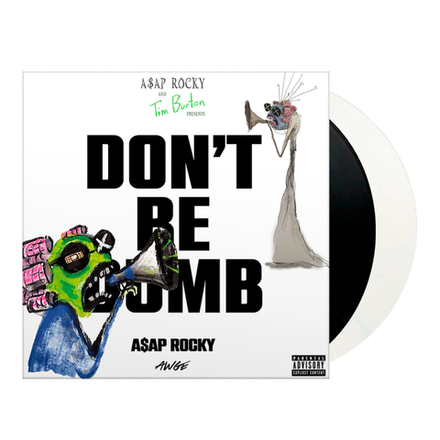 Asap Rocky Don't Be Dumb (Black/White) (Tim Burton Cover)
