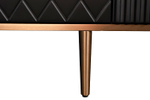 Комод Garda Decor черный 150*55*90 см