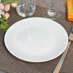 Тарелка плоская 19см Евро Дэй белая, BY23QP75JC