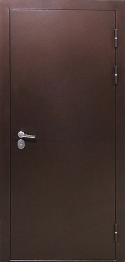 Входная дверь металлическая Ламинат белый санда/Порошок медь - 256