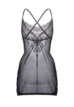 Комбинация Lizaveta с бретелями крест-накрест (Размер: 54-56) (Цвет: черный)