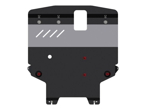 Защита картера и КПП Sheriff для Chrysler Grand Voyager V 2008-2011 арт.04.1505