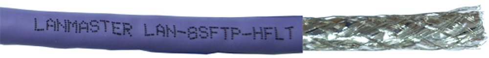 Кабель витая пара S/FTP 8 кат. 4 пары Lanmaster LAN-8SFTP-HFLT