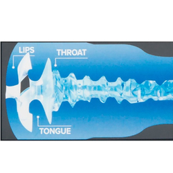 Мастурбатор FleshLight Turbo Thrust, голубой лед