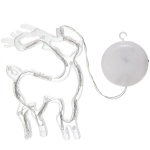 Фигура светодиодная «Олень» 12х17 см (батарейки 3 ААА), 1 реж, Белый