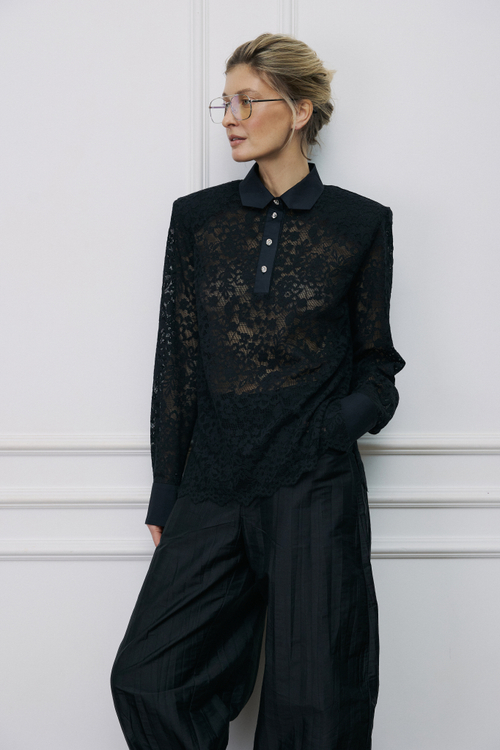 Блуза кружевная