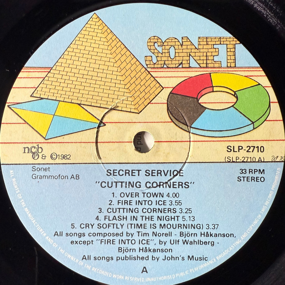 Secret Service - Cutting Corners (Скандинавия 1982г.)