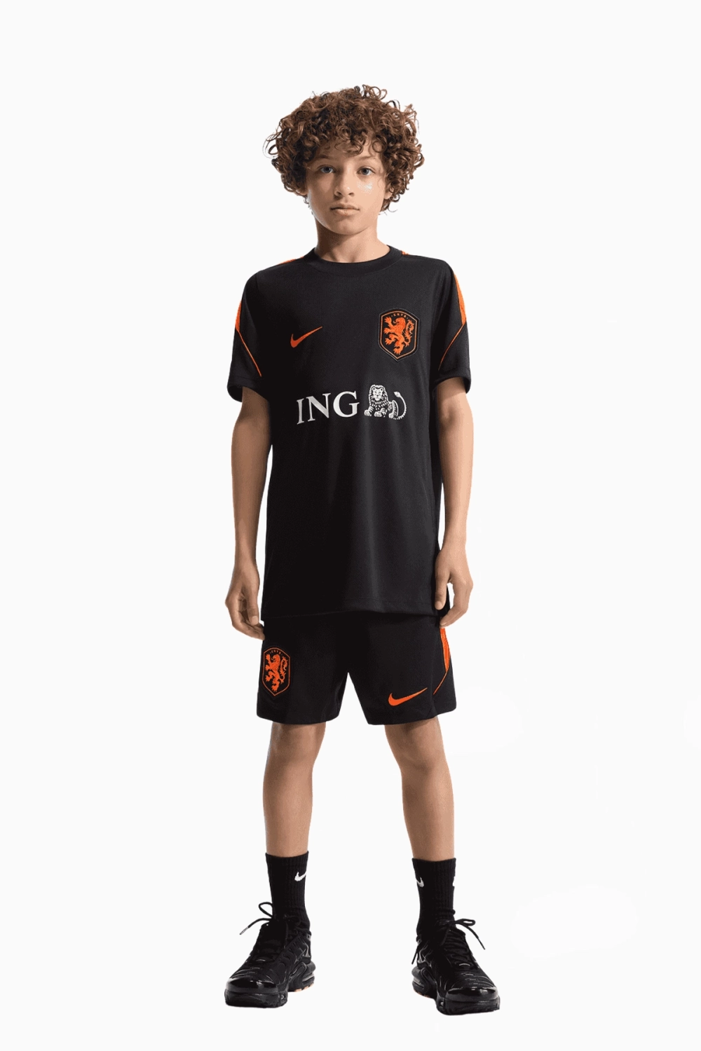 Футболка Nike Netherlands 2026 Strike Junior - черный