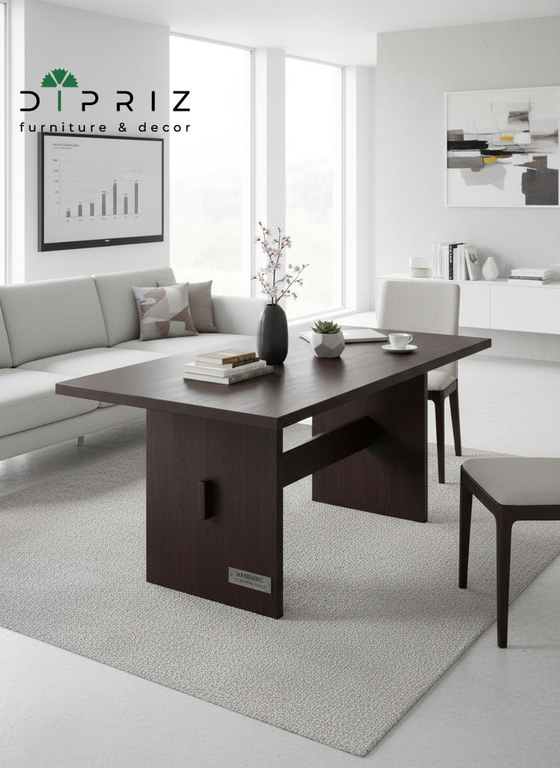 Стол кухонный, 120х80х75, Гамбург, обеденный, деревянный, коричневый, Dipriz