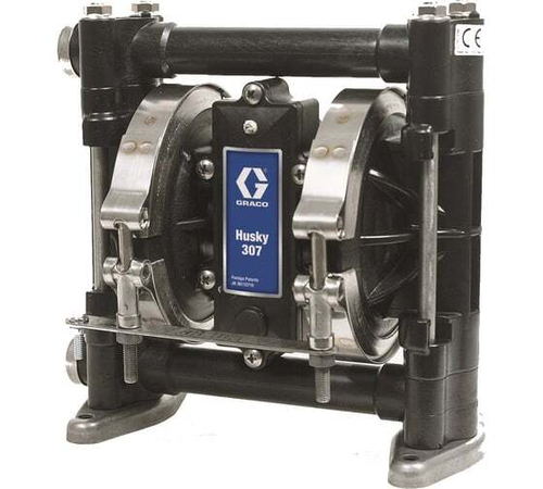 HUSKY 307 - диафрагменный пневматический насос, AC, PTFE