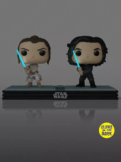 Фигурка Funko POP! Moment Bobble Star Wars Rey & Kylo Ren (GW) (Exc) (758) 85182