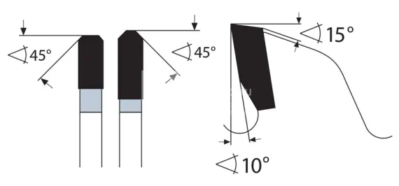 Диск пильный для резки штапика Karnasch 92×3,0/2,5×30 мм, Z=24 / 45° левый, арт. 11.1150.092.010