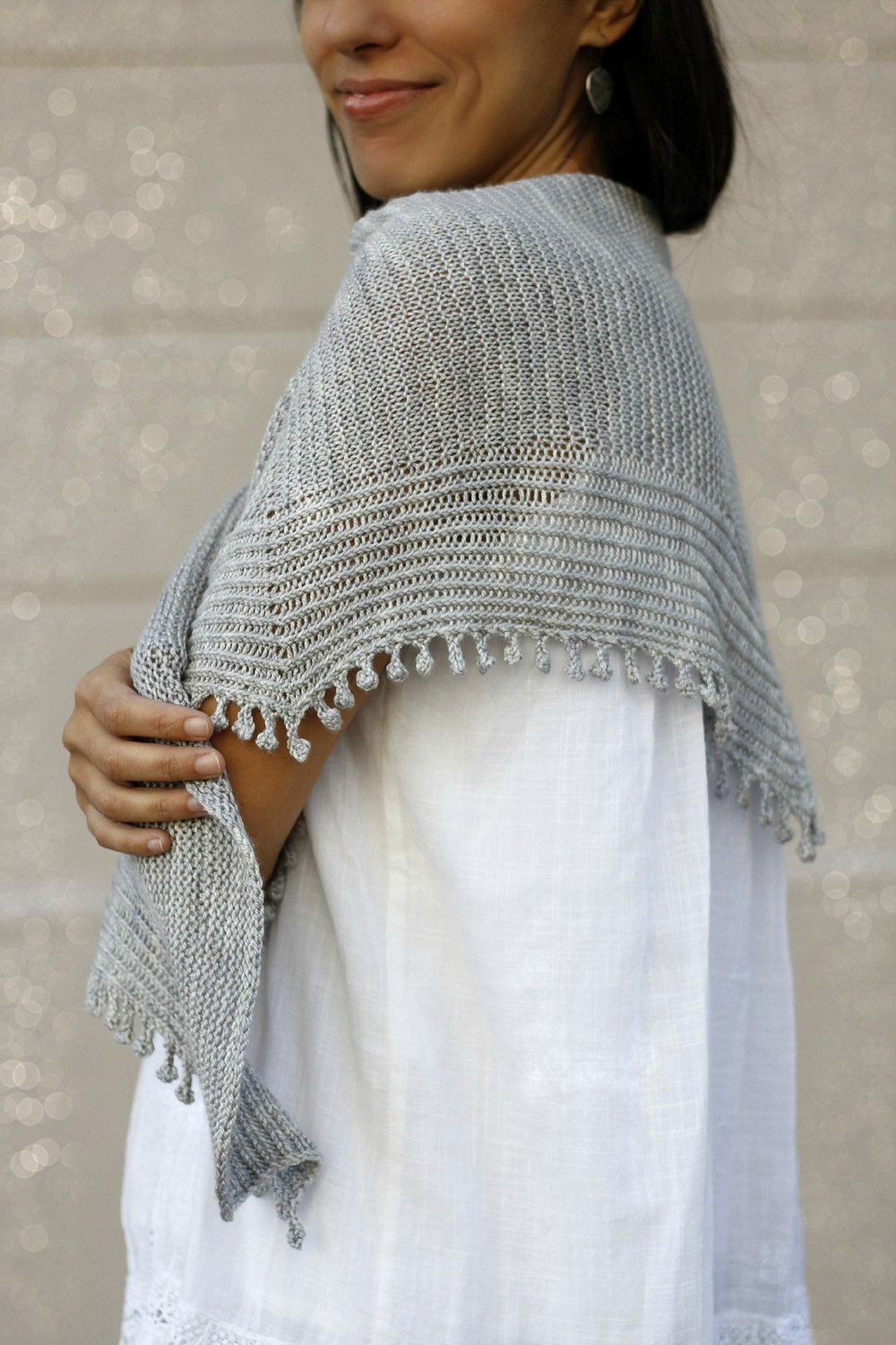 Шаль спицами "Inner Peace"