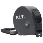 Рулетка с фиксатором P.I.T. CONTROL HTPM03-0519 (5м x 19мм х 0.03мм, 2 класс, мм/дюймы, ABS)