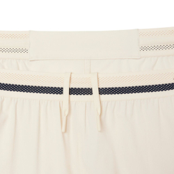 Мужские теннисные шорты Lacoste Tennis X Novak Djokovic - ecru/navy blue