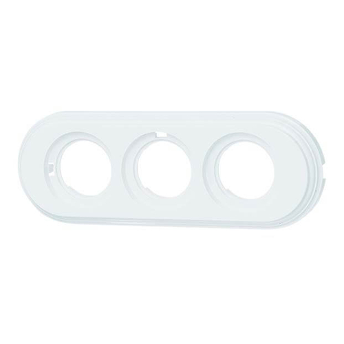 Рамка 3-х постовая, пластик, цвет Белый BF1-630-21