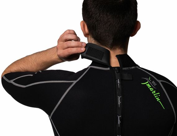 Гидрокостюм Marlin Malibu Shorty Man черно-серебристый 2,5 мм