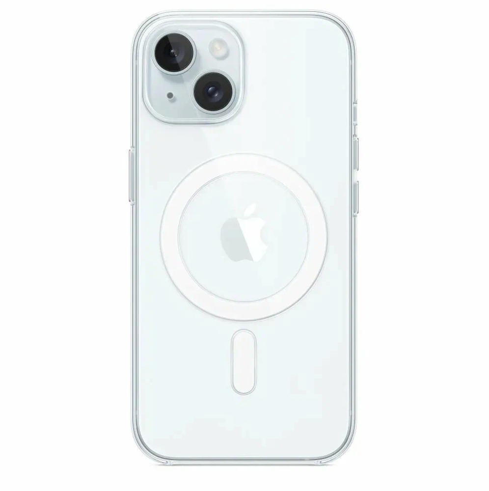 Силиконовая накладка Clear Case MagSafe IPhone 15