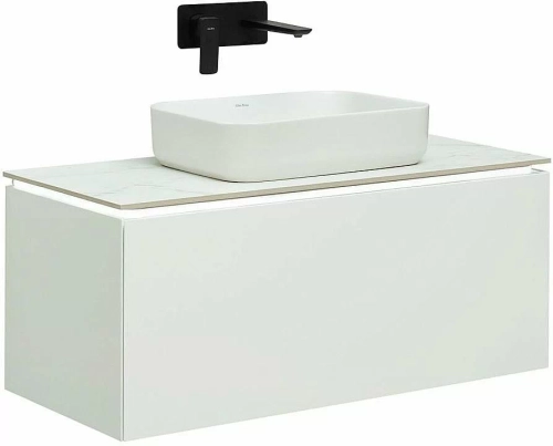Тумба с раковиной Allen Brau Infinity 100 1.21004.WM белый матовый